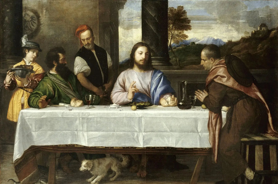 Emmaus-pilegrimer - Titian