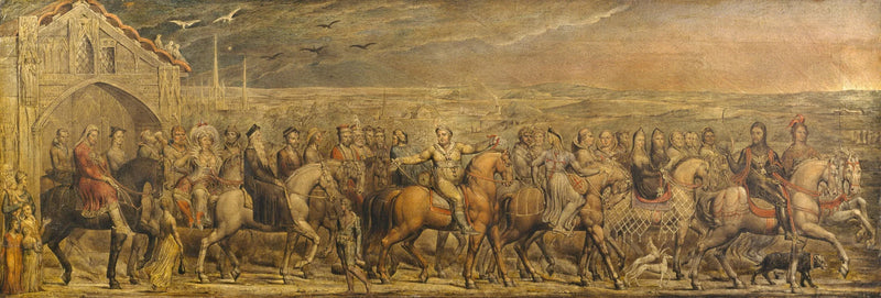 Pilegrimerne fra Canterbury - William Blake