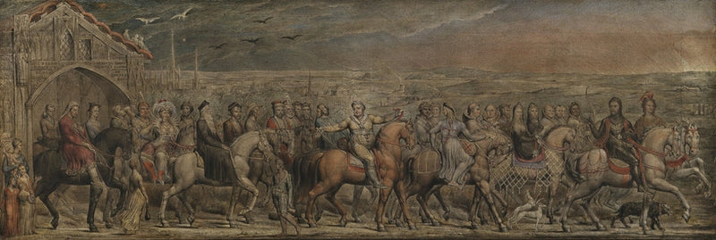 Pilegrimer til Canterbury - William Blake