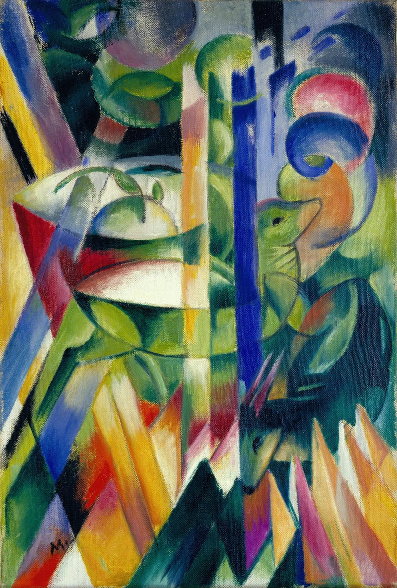 De små fjellgeitene - Franz Marc