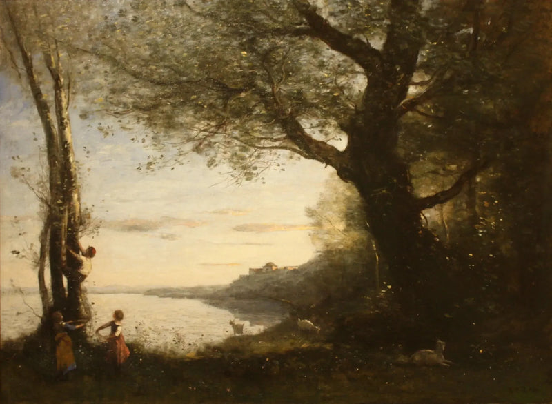 De små skattejegerne - Jean-Baptiste Camille Corot