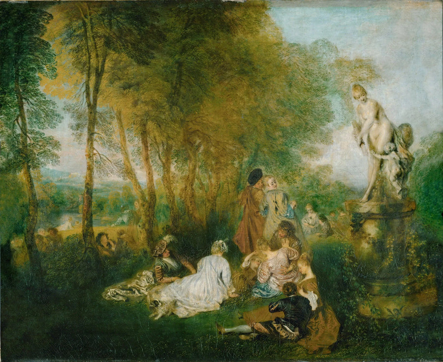 Kjærlighetens gleder - Antoine Watteau