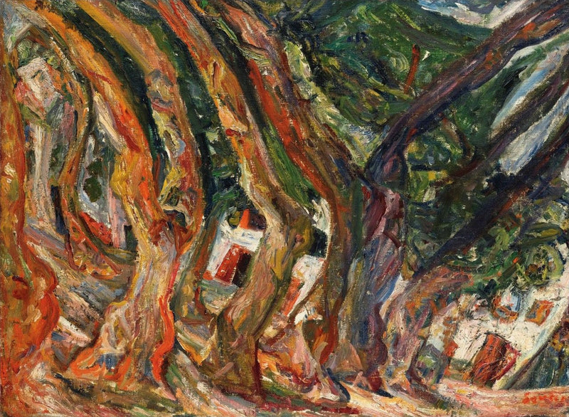 Platanene i Céret - Chaim Soutine