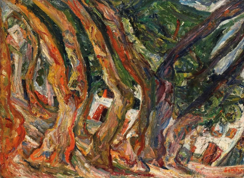 Platanene i Céret - Chaim Soutine