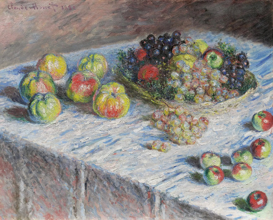 Epler og druer - Claude Monet