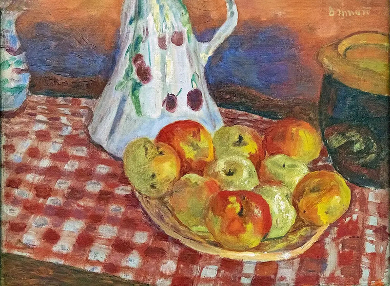 De gule og røde eplene - Pierre Bonnard