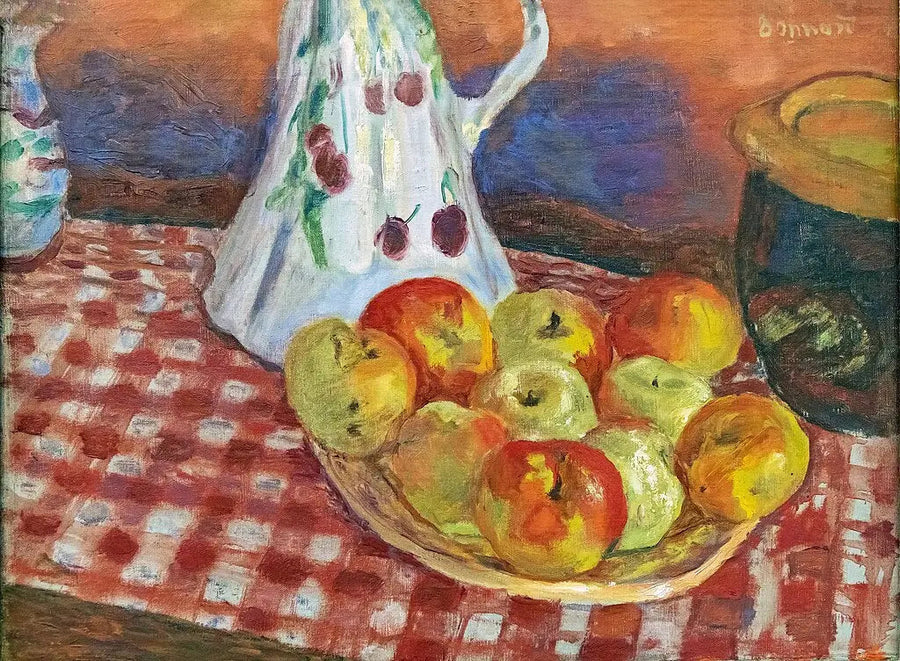 De gule og røde eplene - Pierre Bonnard