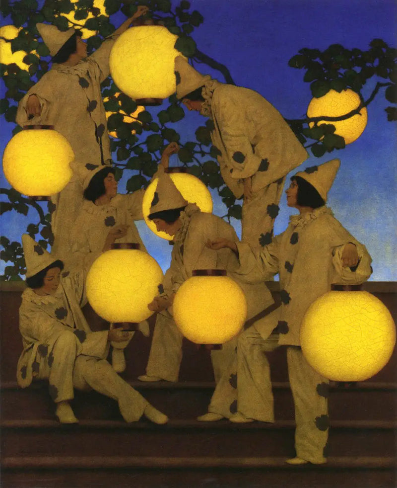 Lanternebærere - Maxfield Parrish