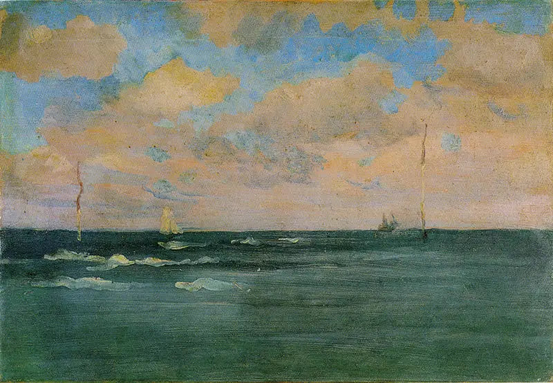 Badstasjoner, Bretagne - James Abbott McNeill Whistler