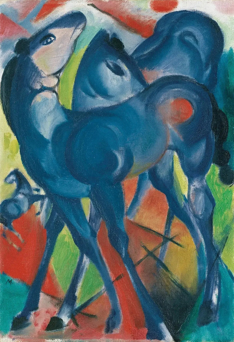 De blå føllene - Franz Marc