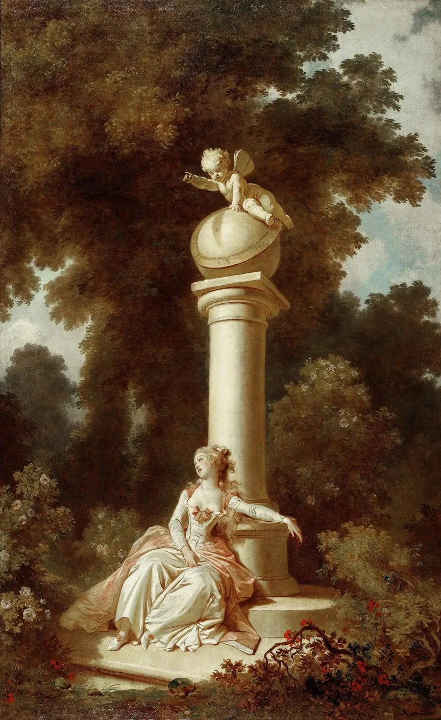 Kjærlighetens fremskritt: Drømmesyn - Jean-Honoré Fragonard