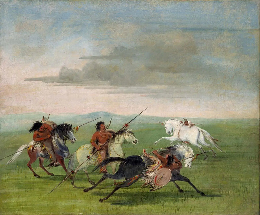 De ridderlige bragdene til Comanche-ene - George Catlin

Source:
Les prouesses équestres des Comanches - George Catlin