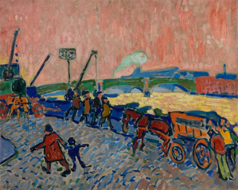 Tamesis havnepromenade - André Derain

Source:
Les Quais de la Tamise - André Derain