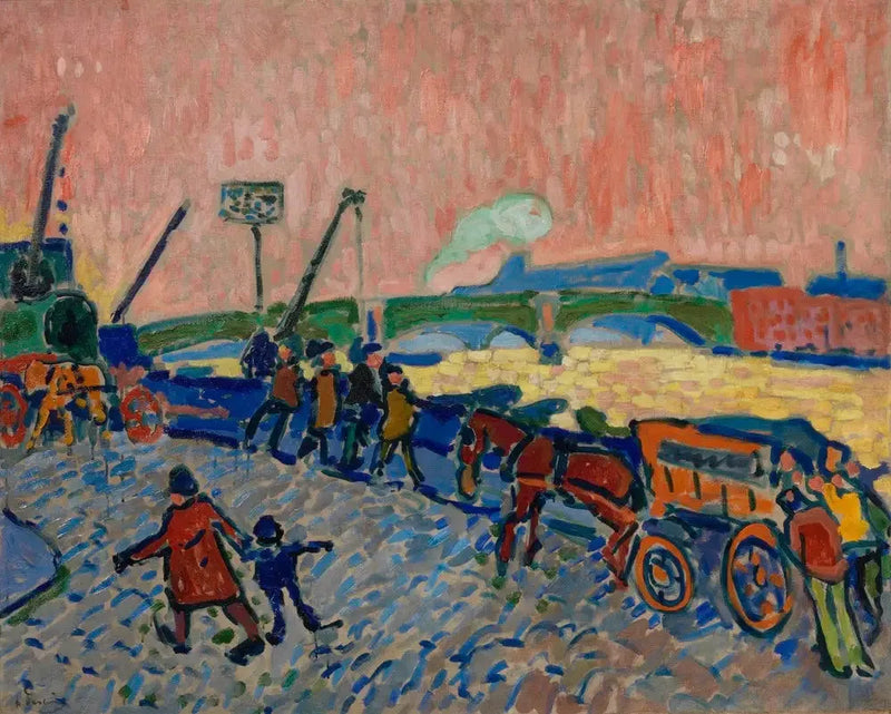 Tamesis havnepromenade - André Derain

Source:
Les Quais de la Tamise - André Derain