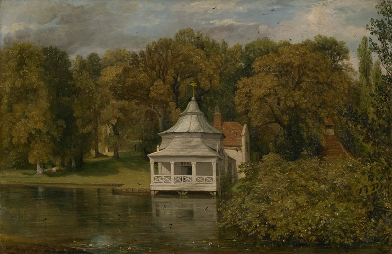 Bydelene bak Alresford Hall - John Constable