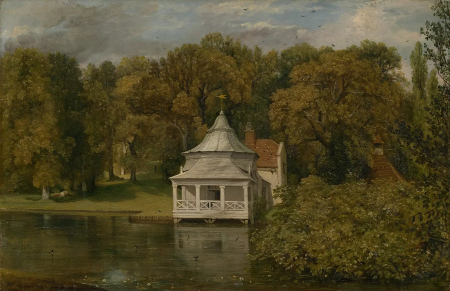 Bydelene bak Alresford Hall - John Constable