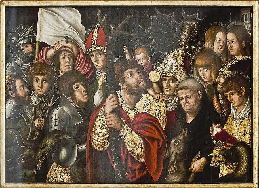 De fjorten hjelperne i nød - Lucas Cranach den eldre