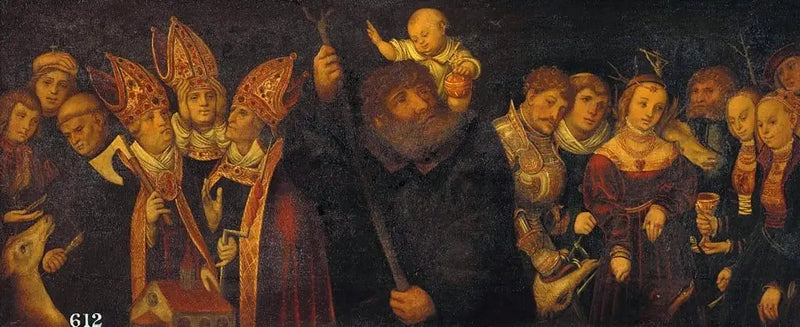 De fjorten hjelperne i nød - Lucas Cranach den eldre