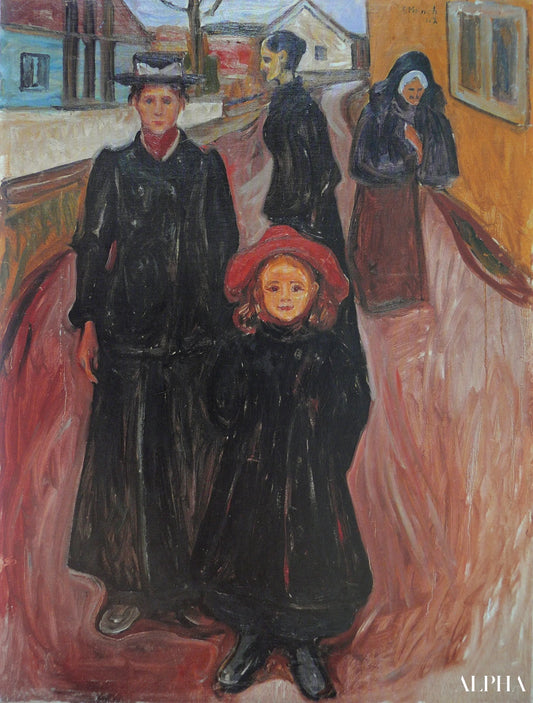 Les quatre âges de la vie - Edvard Munch - Reproductions de tableaux et peintures haut de gamme