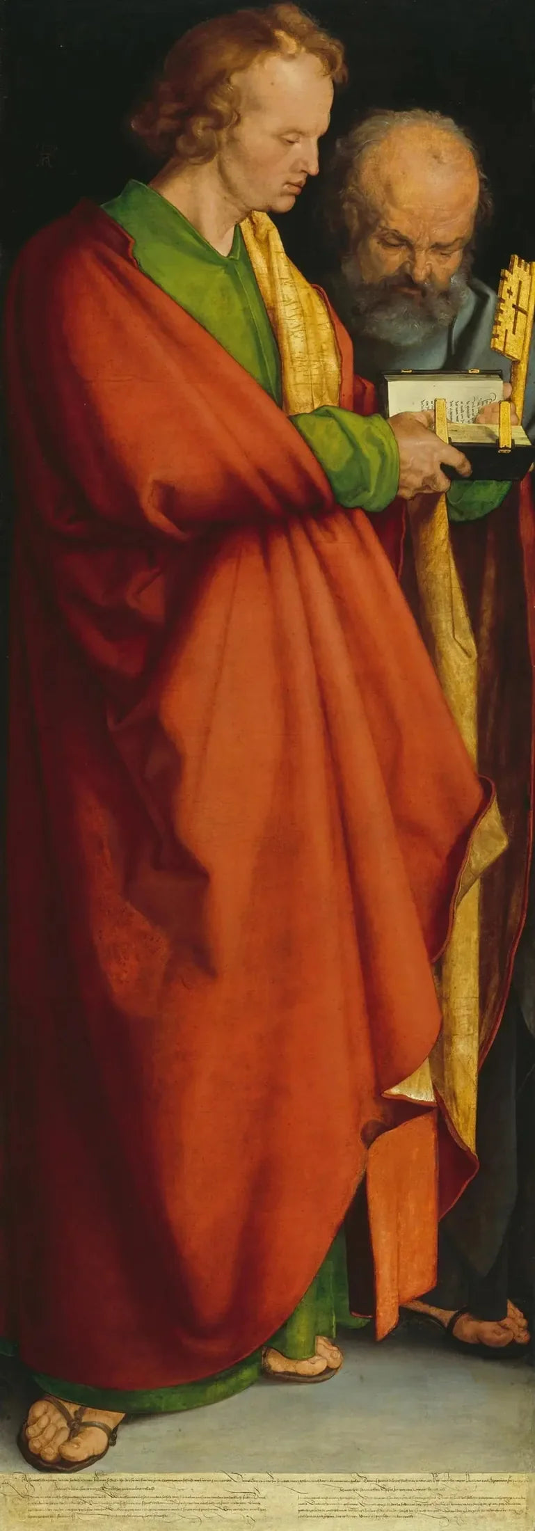 De fire apostlene: hellige Johannes og Peter - Albrecht Dürer