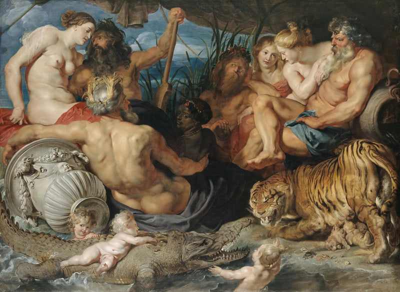 Paradisets fire elver - Peter Paul Rubens