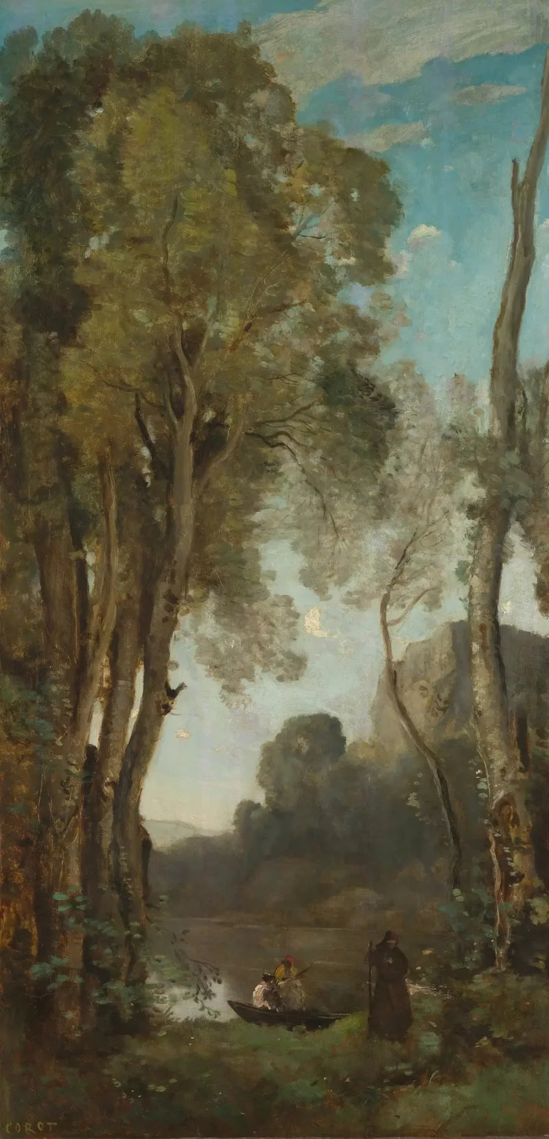 De fire øyeblikkene på dagen: kvelden - Jean-Baptiste Camille Corot