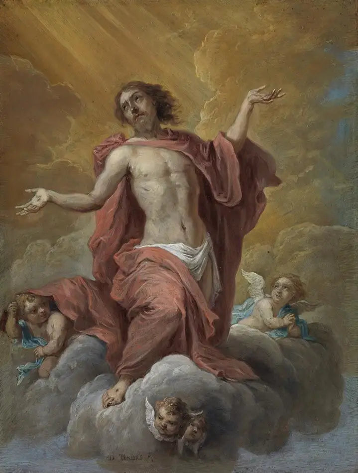 De femten hemmelighetene i rosenkransen: Kristi oppstigning - David Teniers den Yngre

Source:
Les quinze secrets du rosaire : l'ascension du Christ - David Teniers le Jeune