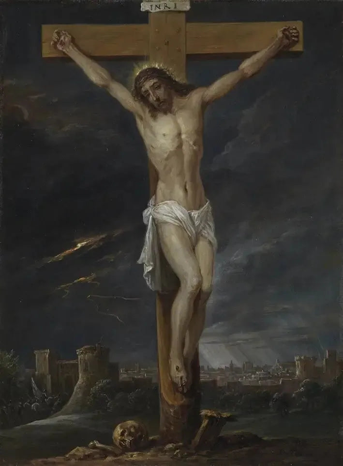 De femten hemmelighetene for rosenkransen: Kristus på korset - David Teniers den Yngre

Source:
Les quinze secrets du rosaire : le Christ en croix - David Teniers le Jeune