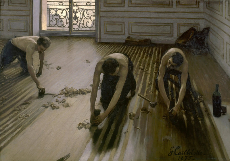 Parkettplanleggerne - Gustave Caillebotte