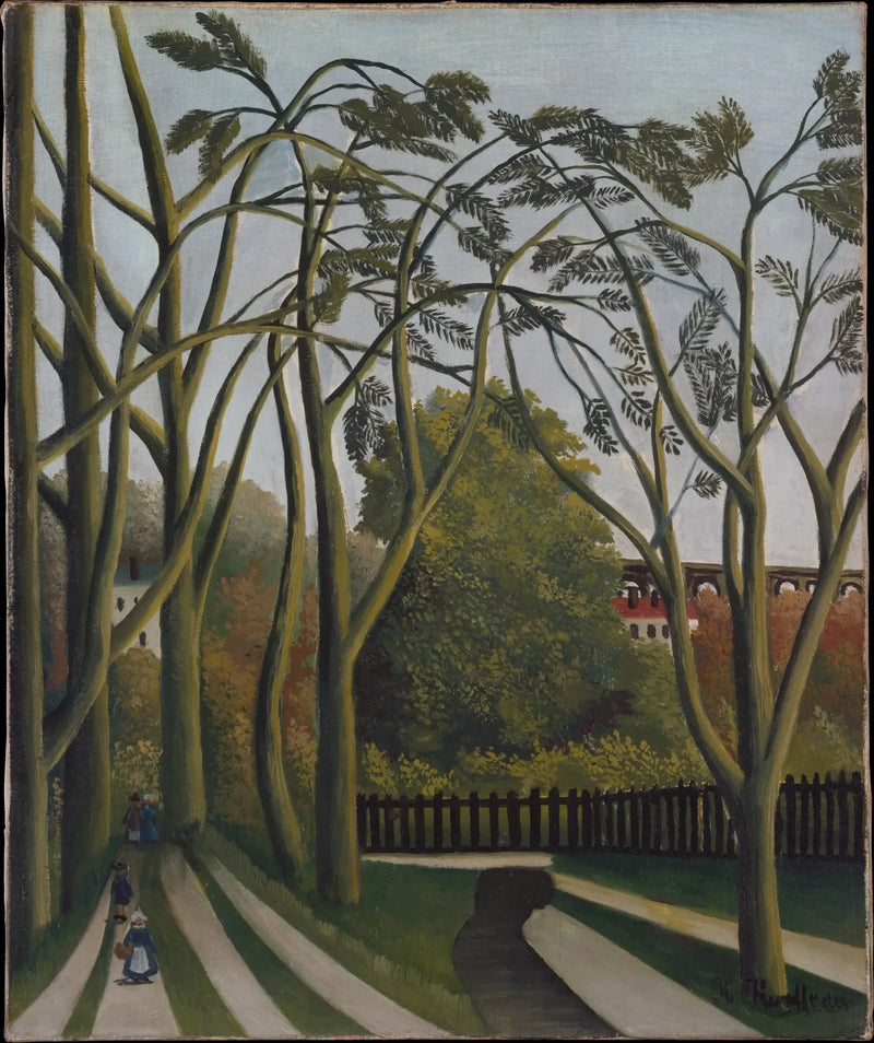 Elvene ved Bièvre nær Bicêtre - Henri Rousseau