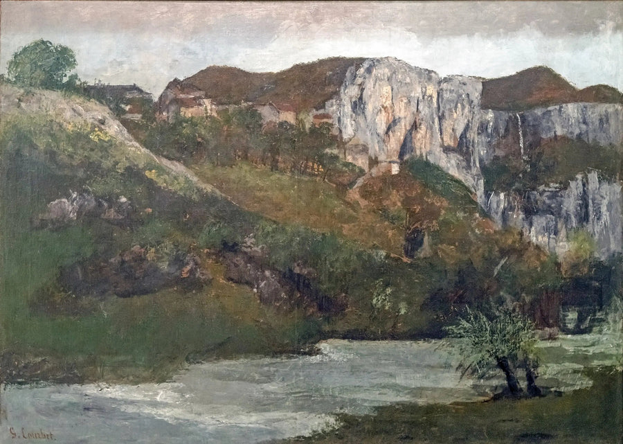 Gullklippene i Ornans - Gustave Courbet