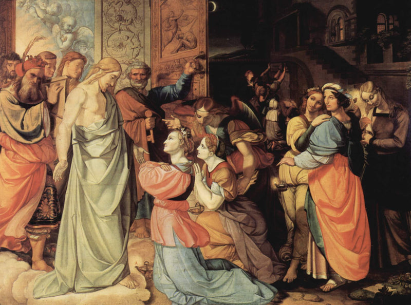 De vise og de ville jomfruene - Peter von Cornelius