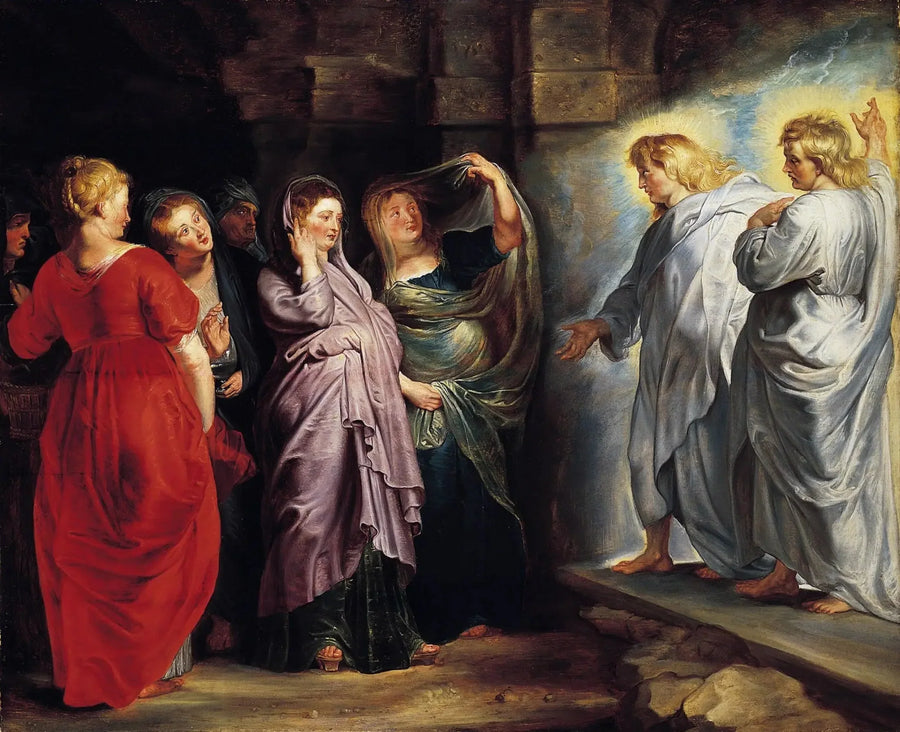 De hellige kvinner ved graven - Peter Paul Rubens