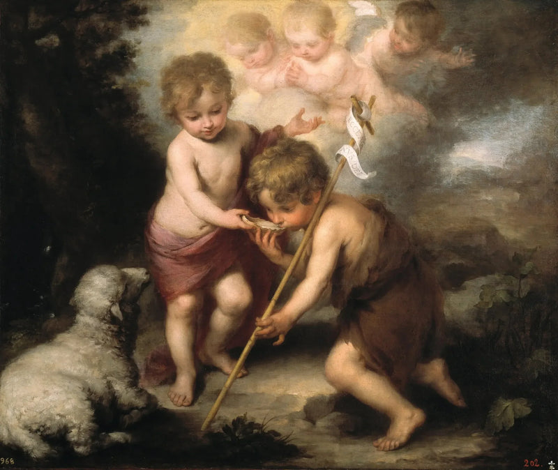 De hellige barn med en skjell - Bartolomé Esteban Murillo

Source:
Les Saints Enfants avec une Coquille - Bartolomé Esteban Murillo