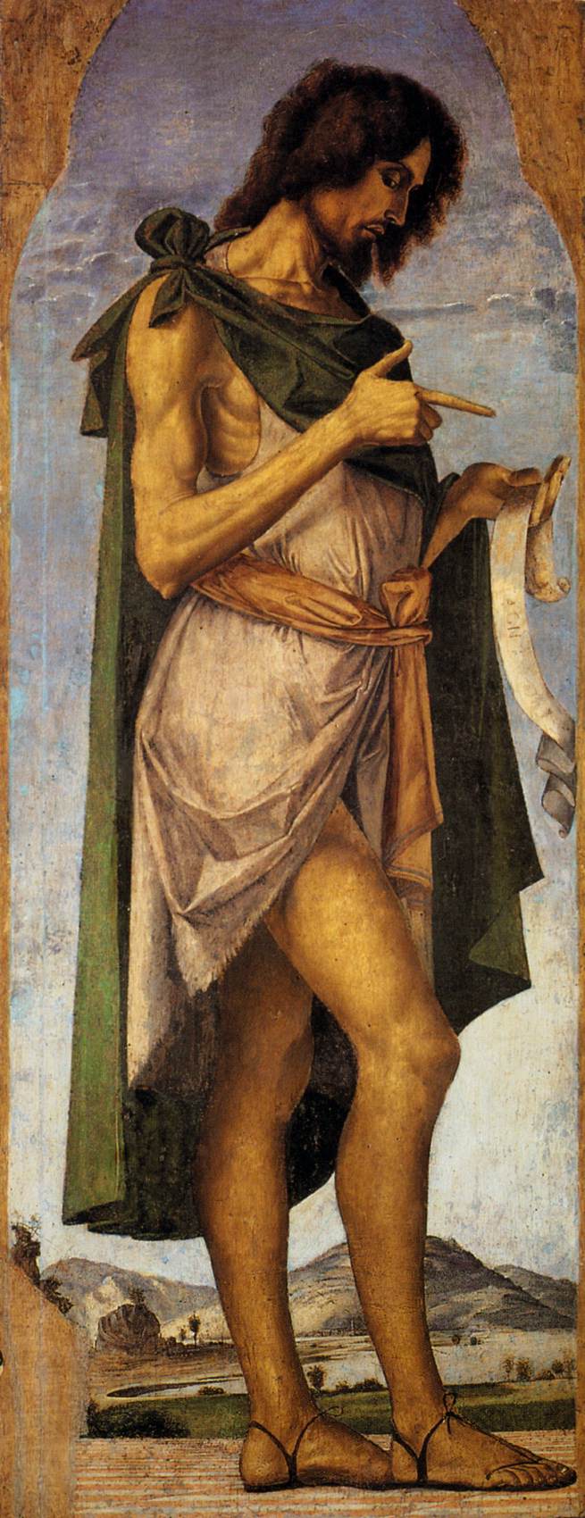 De hellige Johannes Døperen og Matteus - Alvise Vivarini