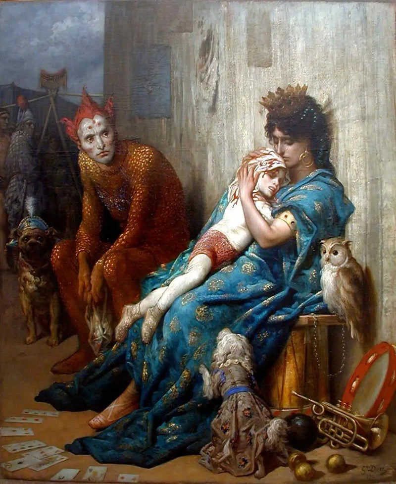 Saltimbanene - Gustave Doré