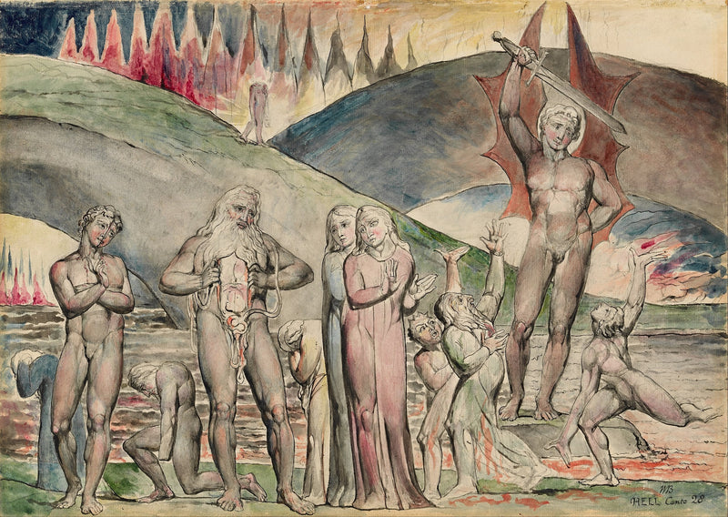 Skismatiske og frøere av strid - Muhammed - William Blake