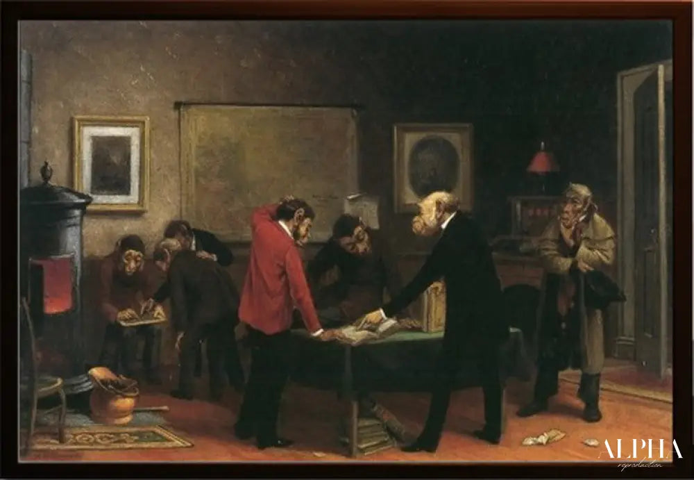 Les scientifiques au travail - William Holbrook Beard - Reproductions de tableaux et peintures haut de gamme