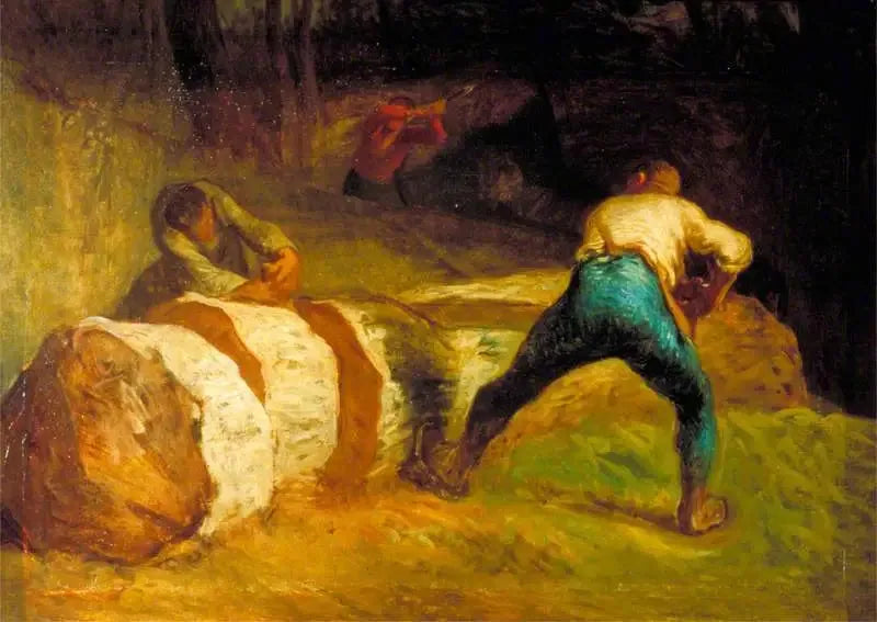 Trelasthoggere - Jean-François Millet