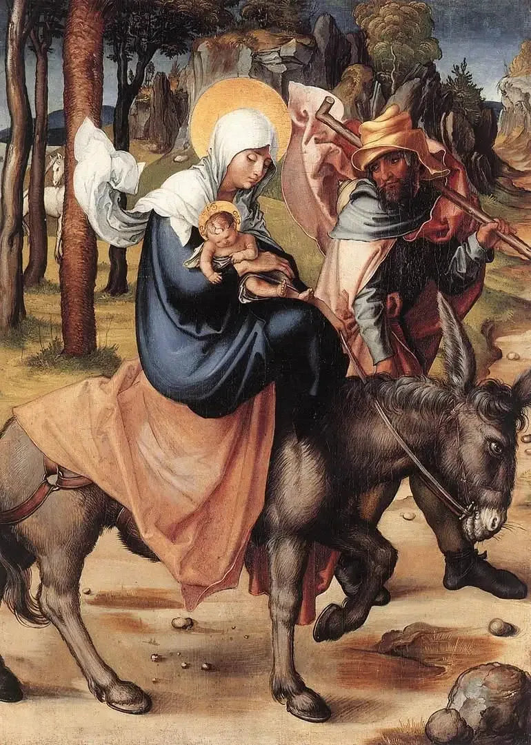 De Syv Smerter av Jomfruen: Flukten til Egypt - Albrecht Dürer