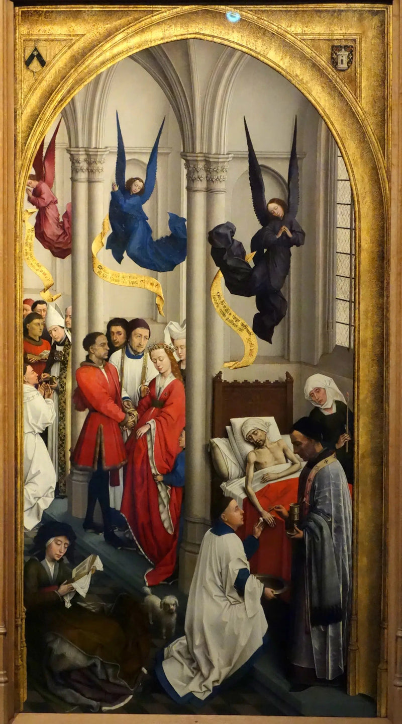 De syv sakramentene (høyre panel) - Rogier van der Weyden
