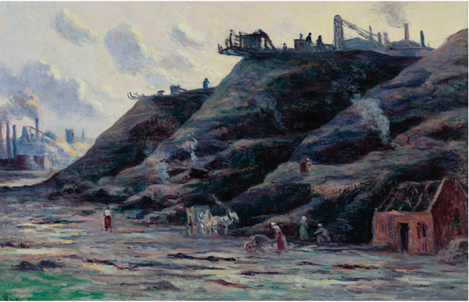 De industrielle avfallsdaler, Charleroi - Maximilien Luce