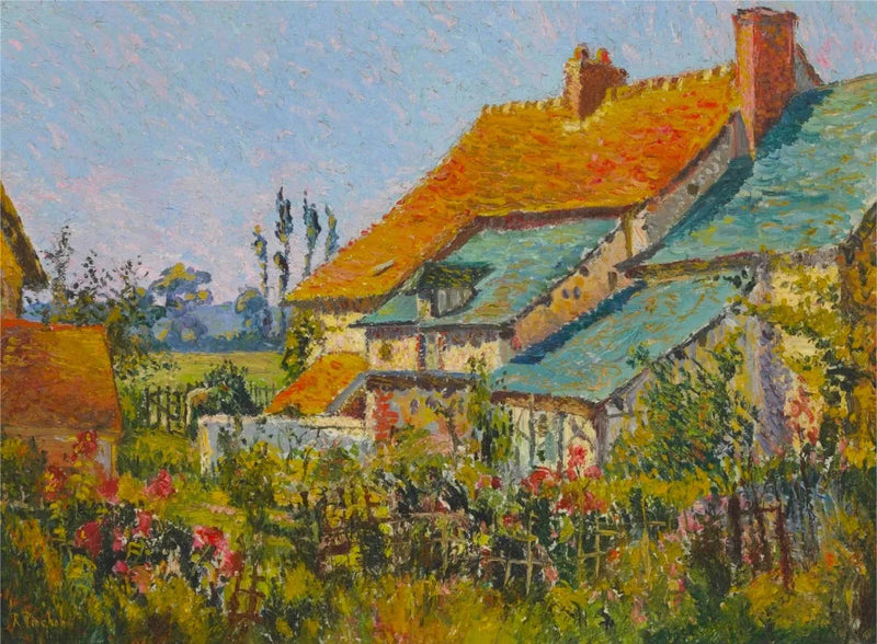 De røde takene - Robert Antoine Pinchon