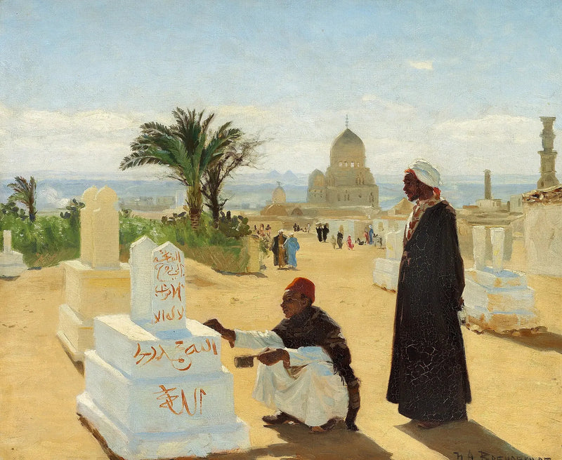 Tombene til apostlene Jakob og Zakarias nær Kairo. - H. A. Brendekilde

Source:
Les tombes des apôtres Jacob et Zacharie près du Caire. - H. A. Brendekilde