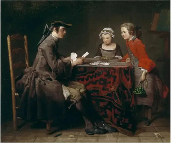 Kortstokkene - Jean Siméon Chardin