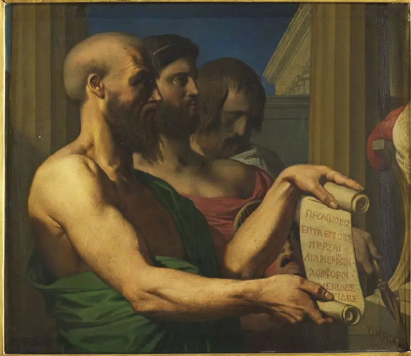 De tragiske grekerne - Jean-Auguste-Dominique Ingres
