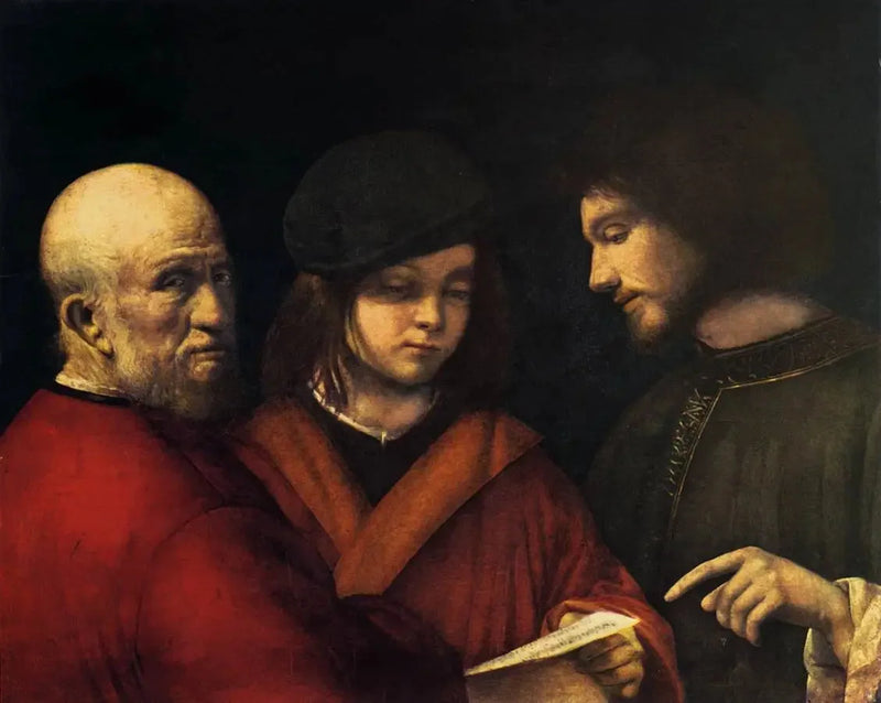 De tre alder av mennesket - Giorgione