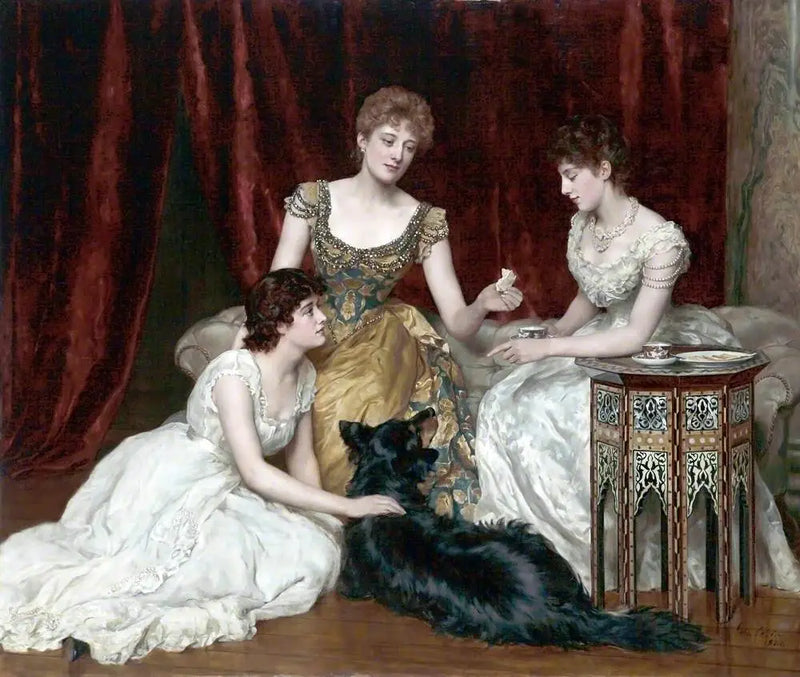De tre jentene til William Reed - John Collier