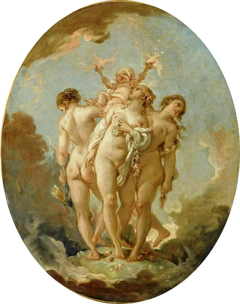 De tre grasi - François Boucher