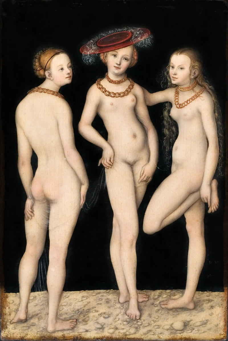 De tre gracer - Lucas Cranach den eldre